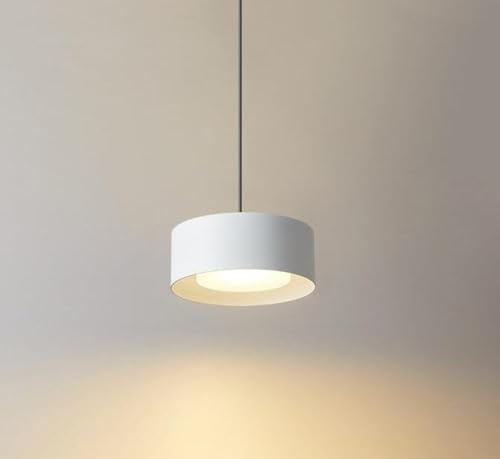 SSNCcNC Blanc, LED Modernes Nordique Table de chevet Lampe suspendue Lampe pendante Lampe de table de salle à manger= Lumière chaude 3000K Minimalisme Lampes suspendues15*9CM