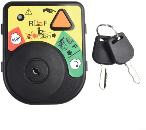 Zilimontt Interrupteur d'allumage et clé pour tondeuse autoportée Cadet, remplacement direct pour 725-04227, 725-04227A, 725-04227B, 725-06102A, 925-04227A, 925-04227B,