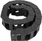 100 cm Largo Nylon Cadena de Arrastre Negro Abierto Ambos Transportadores de Cable Lateral Cadena de Arrastre Máquinas de Grabado CNC 25 x 57 mm