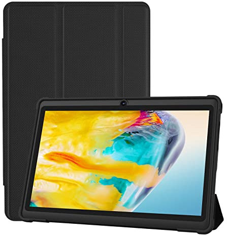 PRITOM 7 inch Tablets Android 13,32 GB, (Expandable 512GB) 3500 Mah, Tablet PC with Quad Core Processor, Dual Camera,WiFi, Bluetooth,Portable Tablet PC with Case