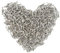 HVDHYY 500pcs 1.5 * 20mm Small Nails for Wood Silver Round Head Masonry Nail Picture Nails for Walls DIY Assorted Flat Head Nail