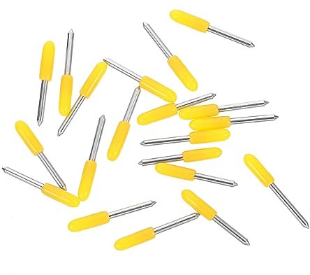 VILLCASE 20piezas Cuchillas Para Plotter Unidades Herramientas De Corte Para Rotulación Alta Precisión