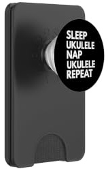 Sleep Ukulélé répétition de Sieste drôle Musicien PopSockets PopWallet pour MagSafe