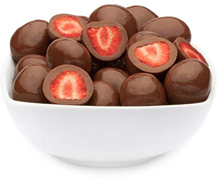 1 x 2.5kg Gefriergetrocknete Erdbeeren in feinster Vollmilchschokolade in Deutschland hergestellt Premium Qualität