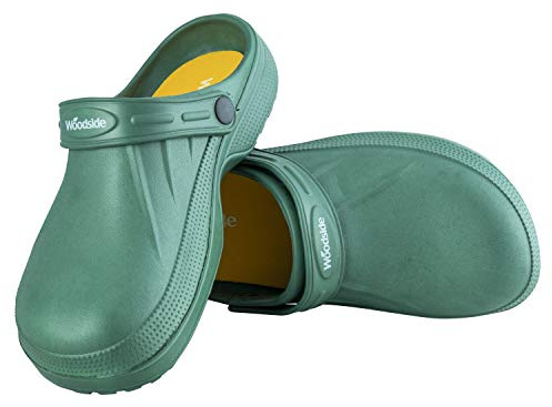 Woodside Men’s/Women’s Slip On Garden Clog Mule Work Shoes