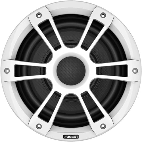 FUSION Garmin Signature Series 3i Subwoofer Marine, 10 600-watt Sport White Marine Subwoofer
