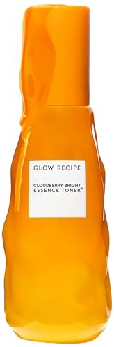Glow Recipe Cloudberry Brightening Toner + Essence Skincare - CoQ10 Face Toner to Strengthen Skin Barrier + Hydrating Rice Water, Vitamin C, E & 5% Glycerin to Soften & Even Skin Tone (75ml)