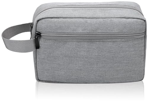 Aucuu Kulturbeutel Herren, Kulturtasche Damen Große, Kulturtasche für Herren, Kosmetiktasche Waschtasche mit Doppelter Reißverschlussöffnung, Reise Kulturbeutel für Toilettenartikel Zubehör