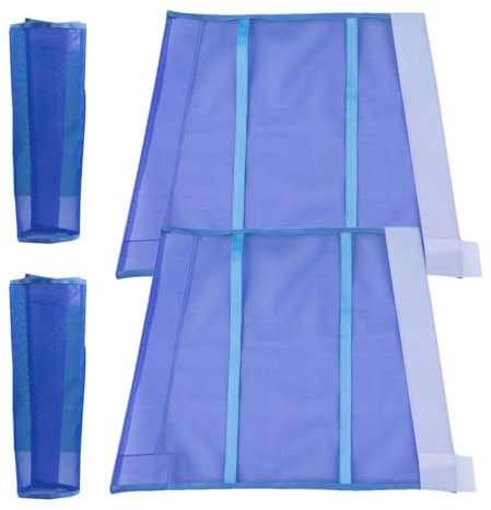 Fliegengamaschen für, 4er-Set,Gamaschen für, 4er-Set, Wiederverwendbare Pferdegamaschen, Fliegenstiefel, atmungsaktives Mesh für Komfort, lindert die Ermüdung der Beine und reduziert das