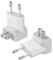 2PCS Adattatore AC plug per A-pple Macbook, EU Alimentazione compatibile con sostituzione per iPhone iPad iPod MacBooks Pro iBook Spina Europa Italy universale Caricatore Adattatore Di Ricarica