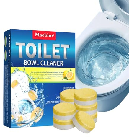 Youery 24 Pastiglie WC Disincrostante WC,Anticalcare e Sgrassante Potente con Formula Attiva, Macchie e Odori Sgradevoli - Freschezza e Igiene Duratura per Cassetta WC, Toilette e Orinatoi