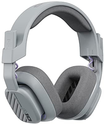 Astro A10 Gaming Headset Gen 2 Wired Headset - Over-Ear Gaming Headphones with flip-to-Mute Microphone, 32 mm Drivers, Compatible with PC - Gray