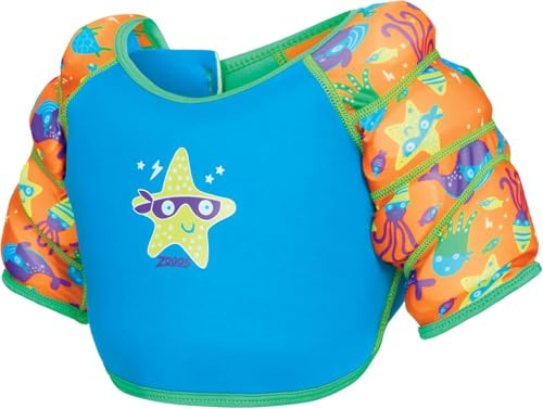 Zoggs Super Star Water Wings Vest, Blue/Orange