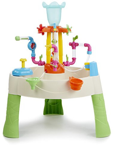 little tikes Fountain Factory Water Table - Outdoor Garden Toy, Safe & Portable Kids Table - Sensory Toy for Garden Games, Encourages Creative Play, For Ages 24 Months+