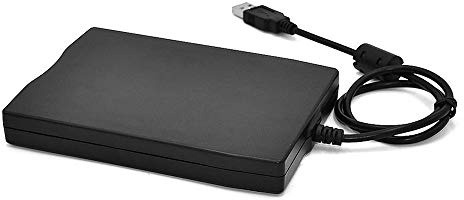 Annadue USB Extern Diskettenhet Fodral FÖR 3,5 Tums Diskettenhet, USB-gränssnitt Plug and Play Lågt Brus för PC Laptop Svart