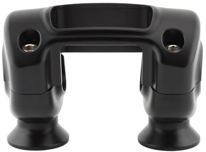 Riser Manubrio PER Riser manubrio PER Dyna PER Softail PER Fat PER Boy Fat Bob PER Touring PER Road PER King Kit di abbassamento motocicletta Alluminio placcato nero
