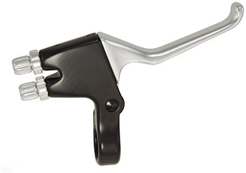 BONIN Cicli Unisex Doble tispokeso Derecho Palanca de Freno, Color Negro/Plata, Talla única