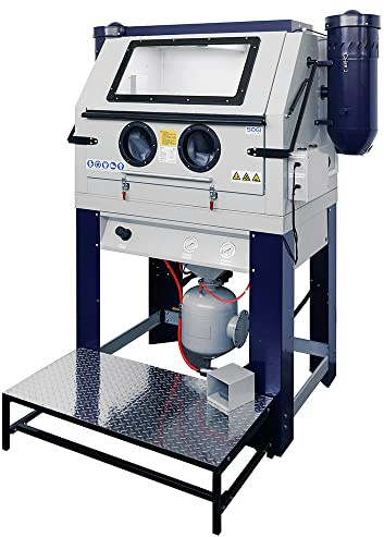 SOGI S-218P Sabbiatrice cabina di sabbiatura a pressione professionale con doppio aspiratore