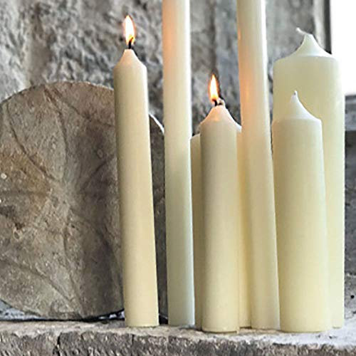 Church Altar Pillar Candles from 1 1'8' to 3' Diameter (1 1/8'' x 6'' Pk of 12)