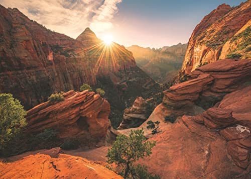 Ravensburger Puzzle Nature Edition 16754 - Zion Canyon USA - 1000 Teile Puzzle für Erwachsene und Kinder ab 14 Jahren
