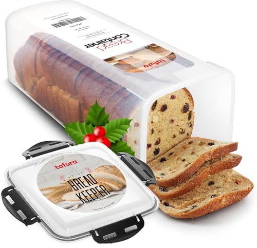 Tafura Bread Container, 5.8 L, Airtight BPA-Free Bread Storage Box