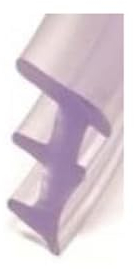 Junta de pestillo de PVC universal, paquete de 10 m, borde de enclavamiento solo presión para ventanas y balcones y marcos (6 mm, cristal)