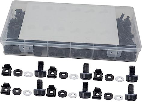 BUGUUYO Tuercas De Jaula y Tornillos Rack Seguridad Cuadrada Fácil Instalación