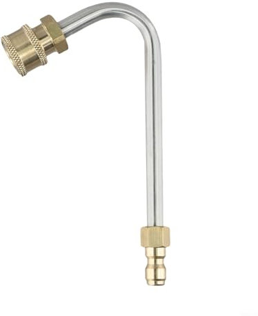 Rallonge pour nettoyeur haute pression haute performance pour nettoyage de gouttière 90 et 120 degrés (120 degrés)