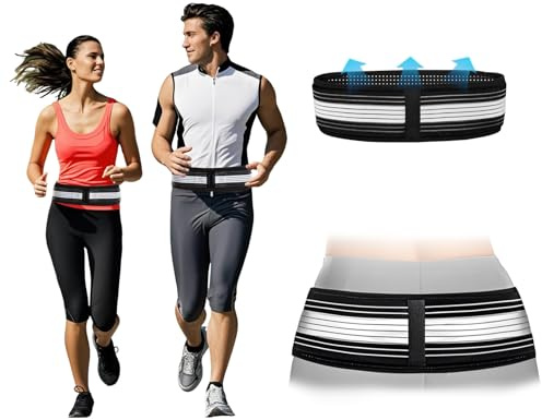 Conponous Cinturón Sacroiliaco, Cinturon Pelvico de Alivio del Dolor de Espalda Ciático Lumbar Articular y Pélvico, Transpirable Antideslizante Sciatica Belt para Hombres y Mujeres (S)