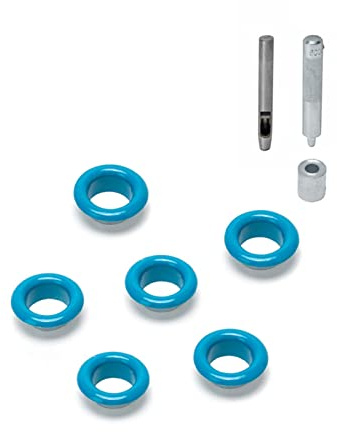 PURPLELILY Ojales de repuesto para equipaje, accesorios de botón, bolsa cruzada, ojales, herrajes, Blue, One Size