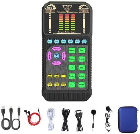 YUNGLOO 2. Scheda audio professionale per giochi e produzione musicale Riduzione intelligente del rumore PC/smartphone/tablet Compatibilità Smartests Riduzione del rumore microfoni