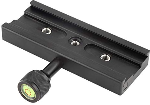 EBTOOLS Arca Swiss Klemme 120mm Clamp Adatto Per Morsetto Piastra A Sgancio Rapido Qr 120 1/4 3/8 Per Treppiede Arca Swiss Rss Adatto Per Arca Swiss Mount