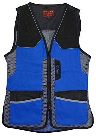 BENISPORT Chaleco de Tiro Azulina Pino - Chaleco de Competición Color Azul
