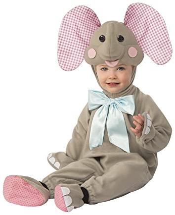 GUIRCA 300726-12-18M Rubie's kostym Elly L'elefante per bambini 12-18 mesi elefant, flerfärgad, Talla T para Bebes de 12 a 18 Mois