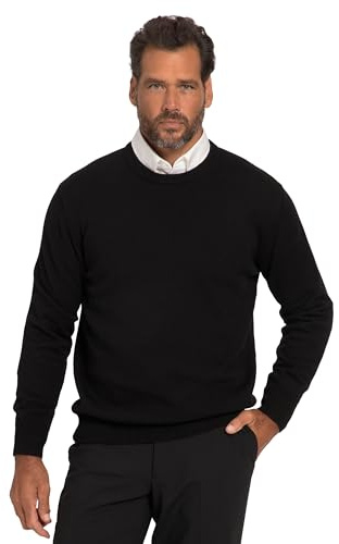 JP 1880 herr, stora storlekar, herrkläder, L-8XL JP1880 tröja, rund hals, bomull, upp till 8 XL 708261
