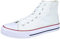 Zapatillas Bota Unisex Lona Basket, Blanco, 38