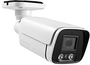 REVODATA HD 5MP PoE Cámara IP, Interior/Exterior IP65 Impermeable 3.6mm Lente Cámara de Seguridad, 15m IR Visión Nocturna P2P Vista Remota Cámara CCTV,Detección de Movimiento (I6036-P-HS-S)