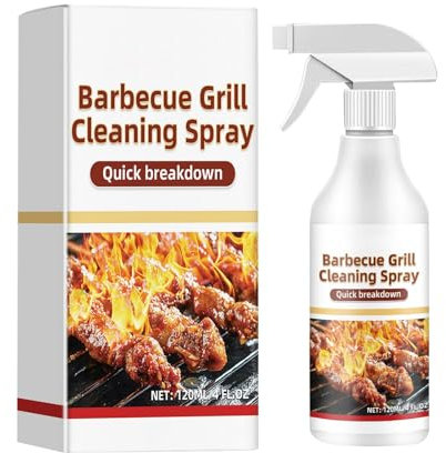 Nettoyeur de gril, dégraissant pour barbecue extérieur | 120 ml Nettoyant pour barbecue pour dégraisser et nettoyer les grilles, les grilles, les granulés, les fours et les fumoirs électriques