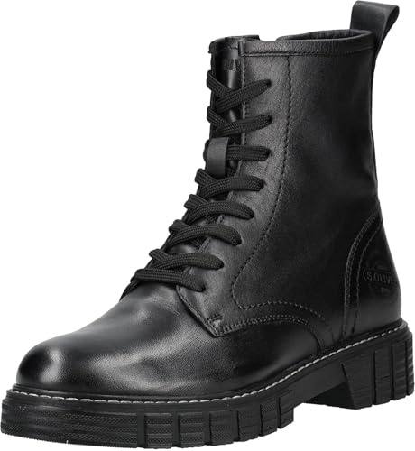 s.Oliver dam S.oliver Damen Lace Boot Flat 5-25203-43Känga