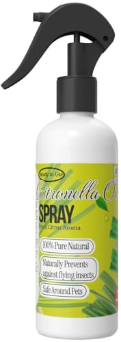 Natural Citronella Spray- 500ml – Plant-Based Insect Repellent & Outdoor Freshener – Long-Lasting Protection for Home, Garden, Camping & Pets – Eco-Friendly, Non-Toxic Formula (500ml)