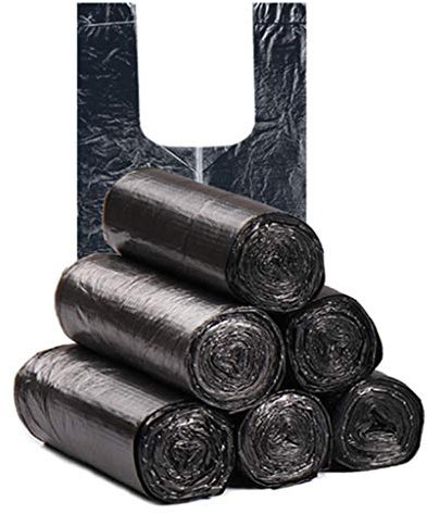 LKJHG Sac Poubelle Biologique de 15L avec Une poignée biodégradable, Un Sac Poubelle pour déchets biologiques/Alimentaires ou poubelles ordinaires