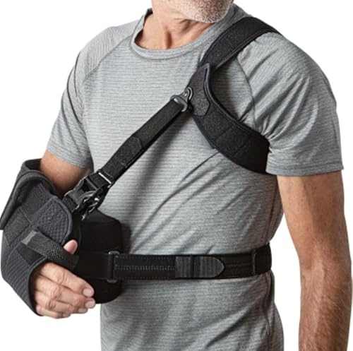 DonJoy Braces UltraSling PRO - Immobilizzatore a spalla e imbracatura per lesioni al polsino del rotatore (nessuna pressione sul collo) (11-0447-9)