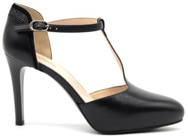 Nero Giardini I205500DE Décolleté Donna in Pelle E Suede - Nero 39 EU