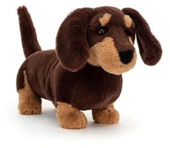 Jellycat Otto Sausage Dog – L 18 cm x B 9 cm x H 17 cm