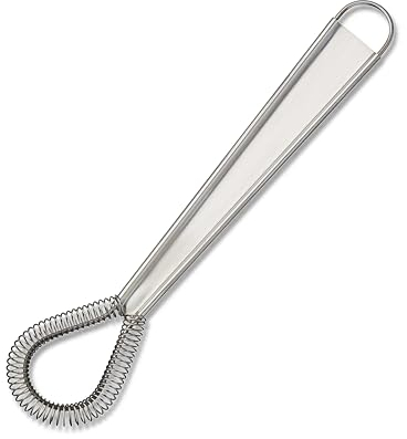 PRIMES Stainless Steel Mini Whisk Hand Beaters Manual, Achieve Perfect Results with This Mini Spring Coil Hand Whisker Egg Stirrer for Kitchen Coffee Sauce Milk Cooking Baking Beating
