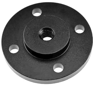 FEICHAO Schuhhalterungsplatte, Wandhalterung, 1/4 3/8 Zoll Gewinde, Stativ-Adapterhalter für Magic Arm Monitor Light Flash DSLR Kamera (D40 mm 1/4 Loch)