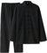 Tai Chi Anzug für Herren, Kung-Fu-Anzug, große Größe, Baumwolle, Leinen, Kunst, Meditationsanzug, Hemd, Hose, Outfit, Schwarz, 4XL