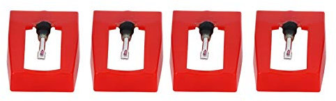 Plattenspielernadel, Plattenspielernadeln Ersatz Plattenspielernadeln 4 Stück Phonographenstift Elektrischer Plattenspieler Plattenspielernadel Zubehör Ersatzschallplatte