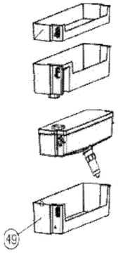 SOS Accessoire Balconnet bouteilles (repère 49) pour Réfrigérateur, congélateur CONTINENTAL EDISON 149C27