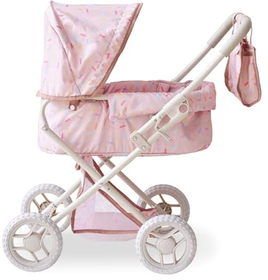 Olivia's Little World Confetti Baby Doll Stroller Pram